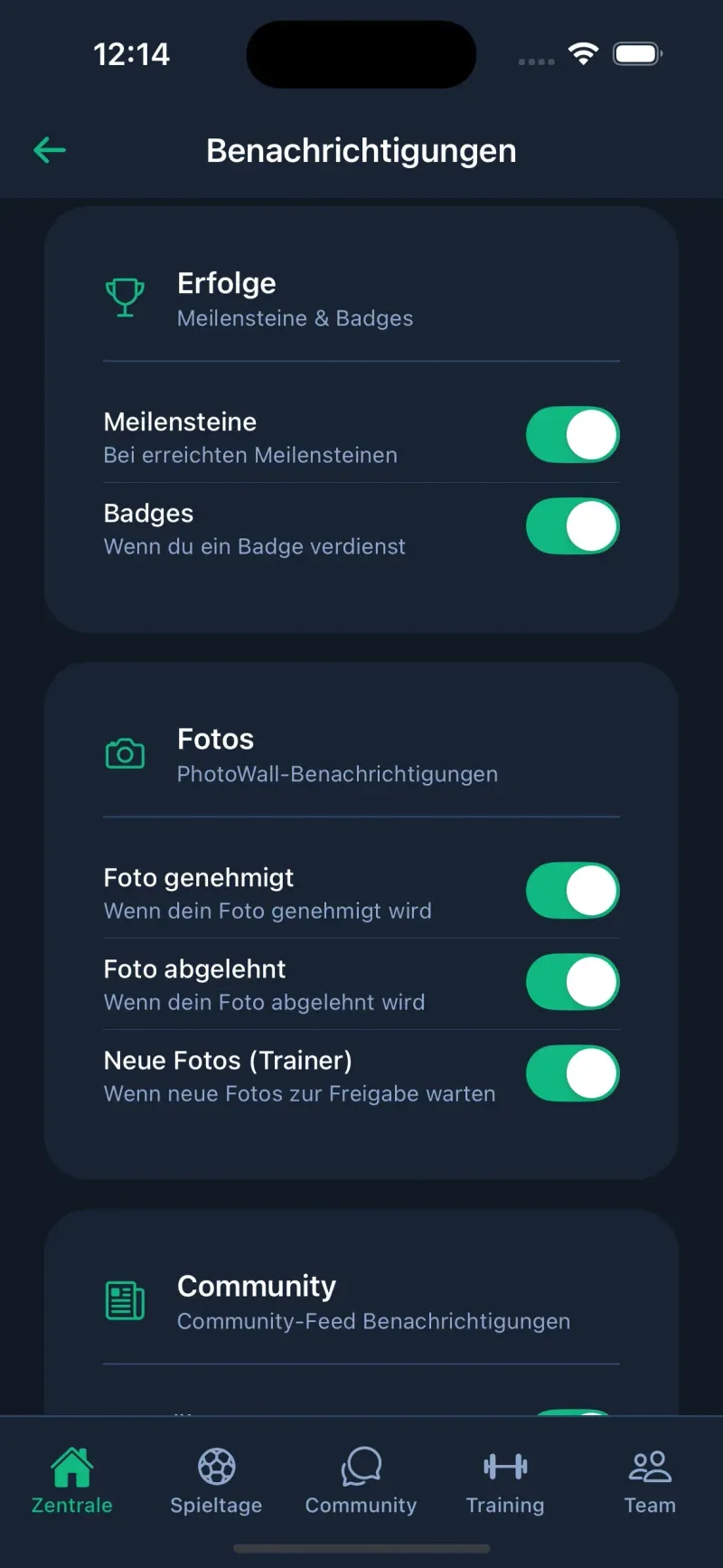 Benachrichtigungen & Ruhezeiten - Ansicht 3