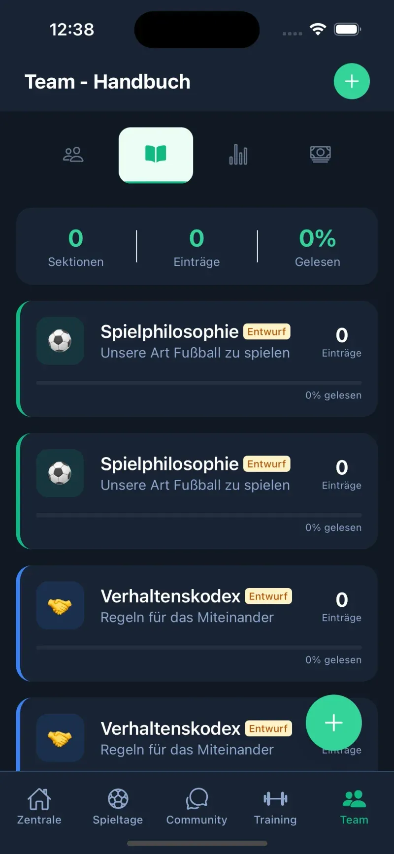 Team-Handbuch - Ansicht 2